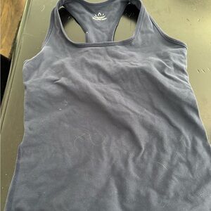 Beyond Yoga Women's Navy Racerback Tank Top